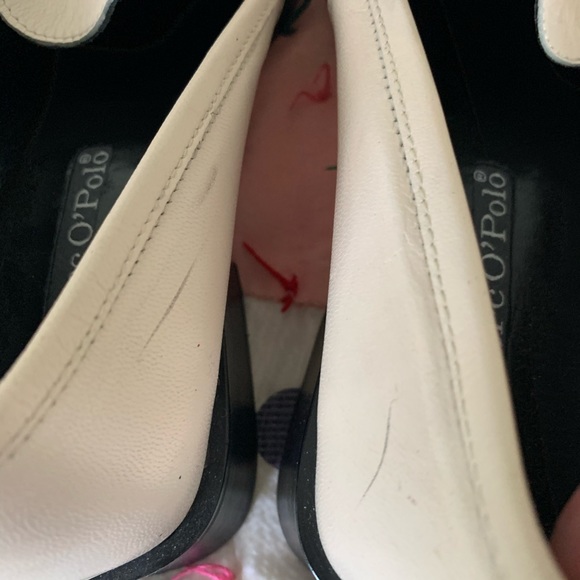 Marc O’Polo Mens Cream Leather Loafers Sz 4.5 - Picture 5 of 8